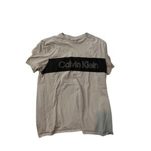 Calvin Klein Gray Black T-Shirt Mens Large